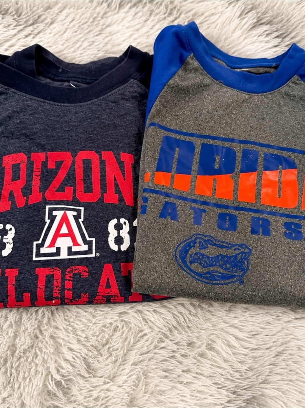 Colosseum Kids Long Sleeve Tee - Gray, Blue & Red & College Kids